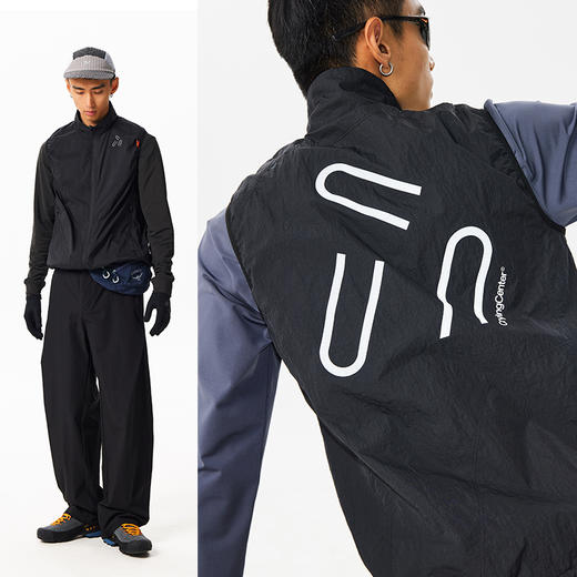 CryingCenter 3M反光保暖保温跑步马甲男女款慢跑马拉松越野跑 商品图0