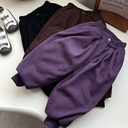 【保暖服饰 |吾家冬季山系儿童哈伦裤合集 】可穿至170码，立体裁剪，厚实锁暖，螺纹松紧脚口，舒适防风，加棉加厚款，暖软舒适内里亲肤，整体抗皱耐磨，简约百搭，男孩女孩都适合~ 商品图10
