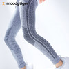 moodytiger女童长袖T恤秋冬款一体织提花透气可外穿运动紧身裤14211402&24211401 商品缩略图0