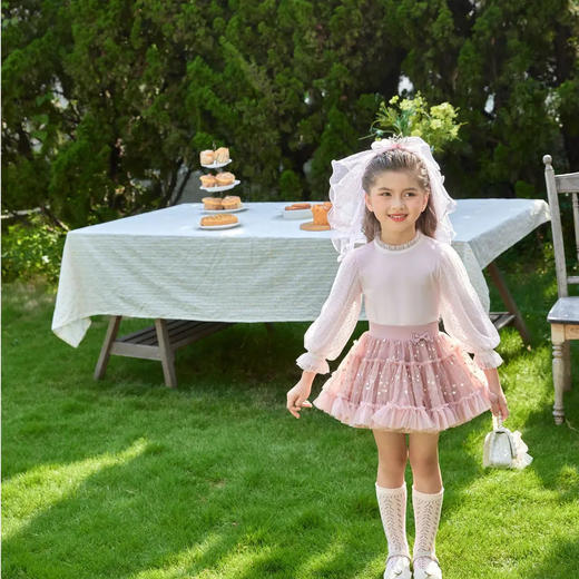 （清仓）法国Q.cutiansTUTU女童超仙超大裙摆半身裙女童 商品图0