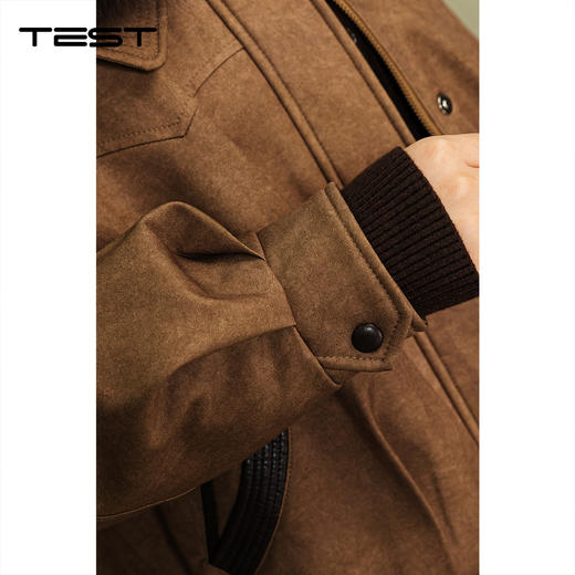 冬上新时尚气质皮草白鹅绒狐狸毛领外套2254137 商品图3