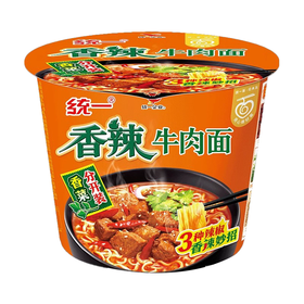 104g统一来一桶香辣牛肉桶面