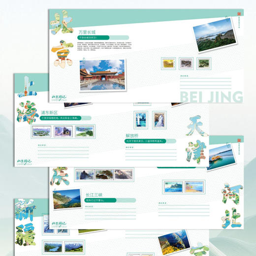 【限量发售2000套】《此生游记》中国34省TOP1旅游胜地珍邮集  中国邮政权威发行 商品图2