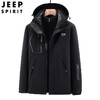 JEEP SPIRIT冲锋衣男款秋冬季户外运动防水保暖抓绒登山服HL1201 商品缩略图2