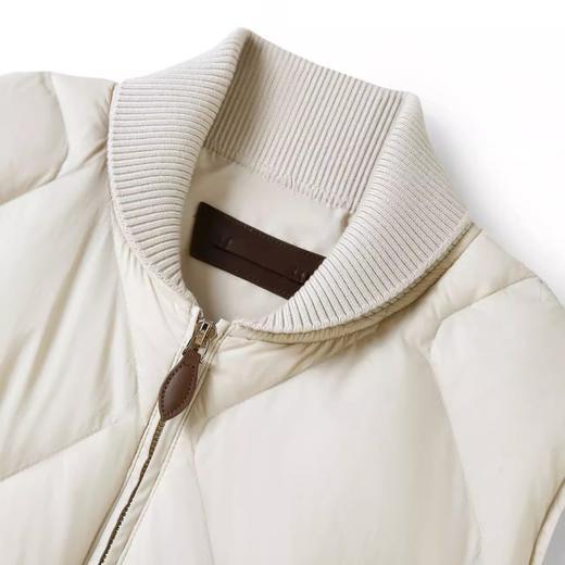 【老钱风！过万级高奢】克轻面料+90鸭绒！2025秋冬男士针织拼接羽绒马甲背心！ 商品图3