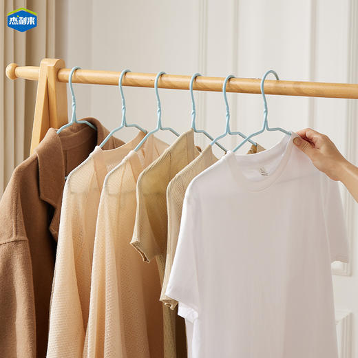 【醒粉福利20.9元30个】杰利来衣架加粗加大 45厘米成人专用衣架 商品图3