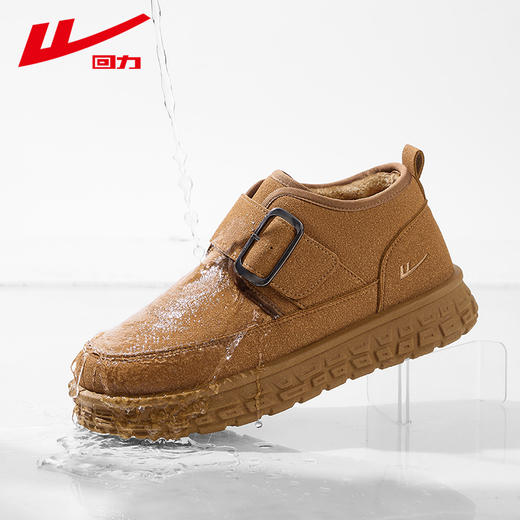回力雪地靴男款2025年冬季新款加绒加厚保暖棉鞋防寒休闲厚底男鞋 商品图1