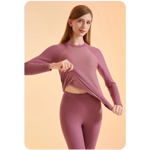 QINGPAI轻湃 100%羊毛保暖套装女款 商品图2