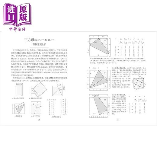 预售 【中商原版】折纸与数学 通过折叠思考美丽的形状 日文原版日韩 折り紙と数学 折って考える美しい形 商品图2