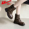回力马丁鞋女2025新款秋冬季时尚短靴厚底棕色美拉德复古堆堆靴子 商品缩略图0