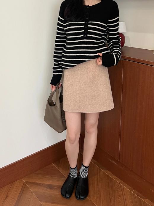 【100%纯羊毛包臀短裙】5色可选~高腰+包臀+内衬，各种身材都能穿，梨形、苹果型、小个子都友好！软糯保暖，秋冬必备WD 商品图5