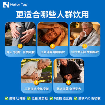 Natur Top诺崔特高钙脱脂无糖奶粉中老年奶粉牛奶送礼900g【澳洲原装进口】 商品图1