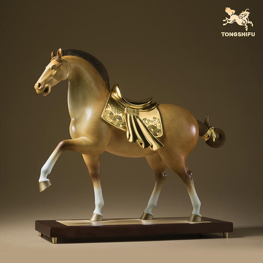 铜师傅《马到成功 马年纪念款》客厅铜马摆件 家居装饰开业礼物 商品图3