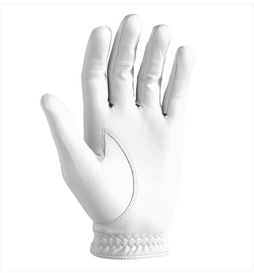FootJoy PURE TOUCH 小羊皮运动防滑耐磨手套 白色（单只装）左手 商品图6