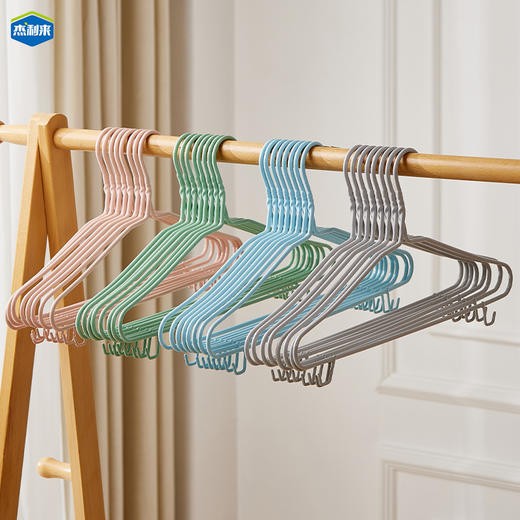 【醒粉福利20.9元30个】杰利来衣架加粗加大 45厘米成人专用衣架 商品图2
