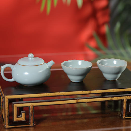 问鼎鼎青系列弦月壶1+花口杯2 商品图1