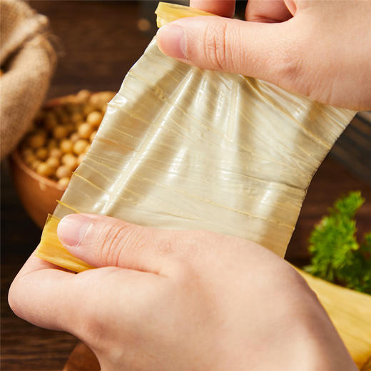 房县鲜豆油筋无需泡发鲜腐竹 200g/袋（3袋十堰主城区包邮，5袋全国包邮，部分地区除外） 商品图4