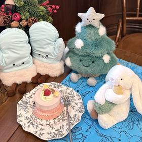 圣诞萌趣仪式感🎄【 JC圣诞限定毛绒玩偶手套系列】⛄️怀抱圣诞兔/雪花圣诞树/滑雪手套合集❄️一代人有一代人的圣诞仪式