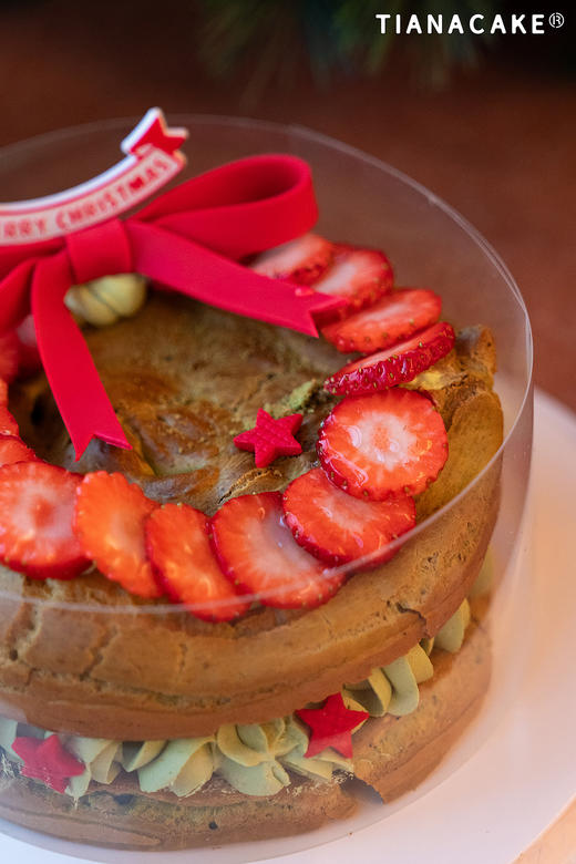 波兰圣诞花环（六寸开心果树莓波兰蛋糕） 商品图3