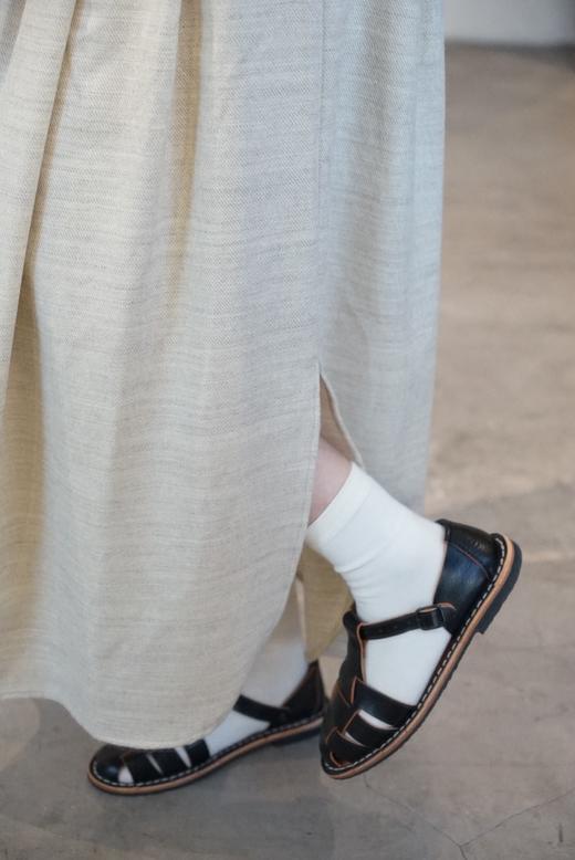 elsa esturgie麻色半裙 商品图2