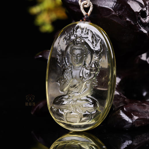 【大势至菩萨】黄水晶八大守护神坠   ZX2512011 商品图3