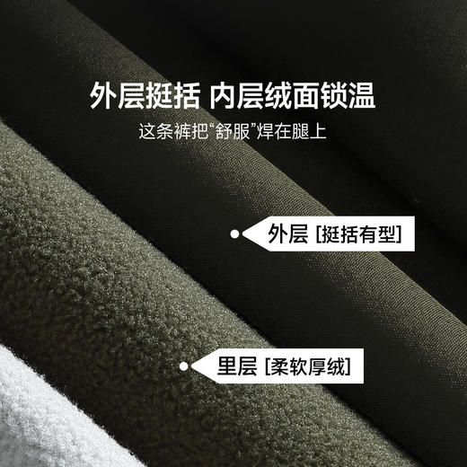 混知推荐【内里绒面 细腻柔软】素湃气凝胶护膝伞兵裤SS5561  气凝胶保暖 膝盖局部气凝胶强化 商品图4