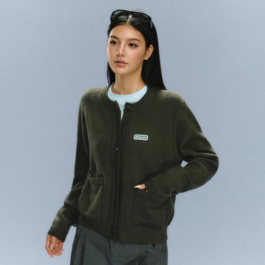 Ariseism 美式复古设计感针织开衫毛衣女秋冬新款 商品图1