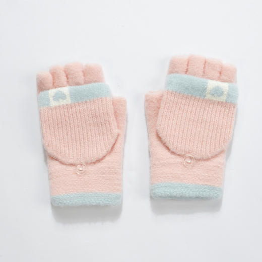 爱心针织女翻盖女半指手套-纪念日百货门店同款165295193 商品图2
