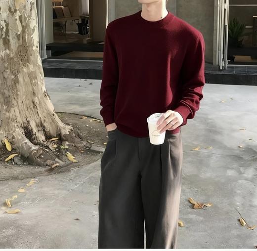 【乔沃精纺空气层羊毛衫】💯这件衣服实打实的用了🐑进口美利奴绵羊毛纱线。核心材质，采用的美利奴羊毛——它简直就是羊毛界的“优等生”❗️-BXG 商品图3