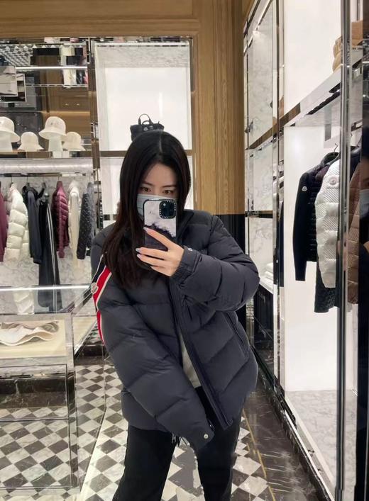 蒙口 25秋冬新款 三色织带立领羽绒服(TM) 商品图4