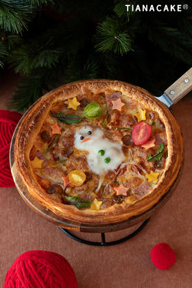 藤椒培根香肠披萨🍕