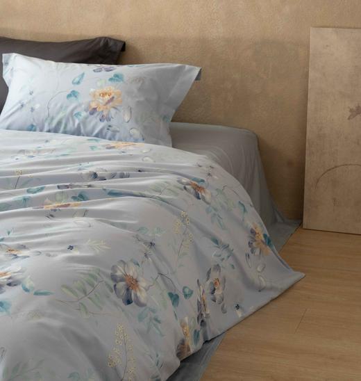 【全棉印花-蓝韵花容】舒雅生活雅系列全棉印花四件套-蓝韵花容  11010343/11010344 商品图4