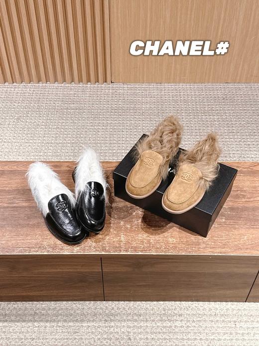 香奈儿25N滑雪系列 毛毛 乐福鞋 (DBG) 商品图2