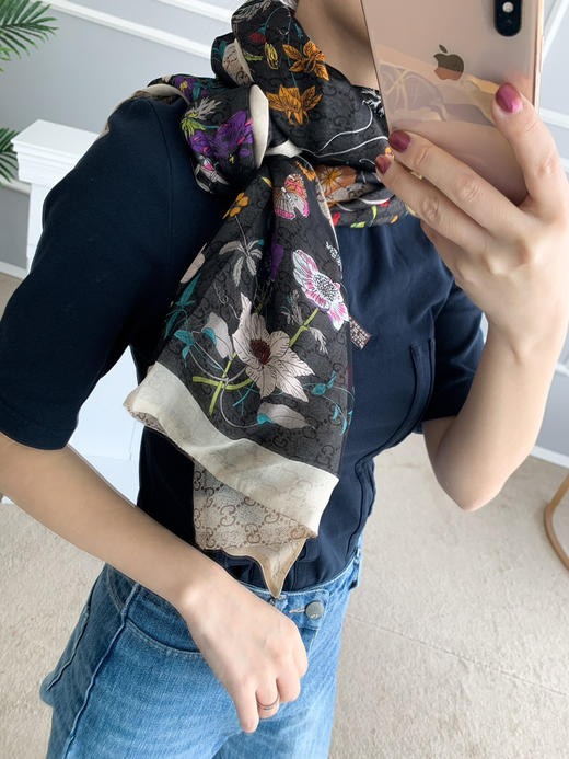 真丝围巾丝巾 商品图5