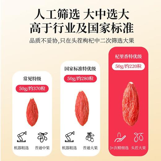 杞里香300g（15罐）礼盒装220粒中宁枸杞 商品图5