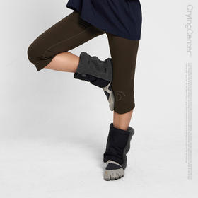 CryingCenter 拼接羊羔绒休闲百搭腿套 哭喊中心