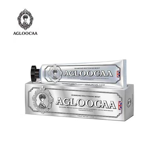 AGLOOCAA安爵露卡 薄荷牙膏炫白清新口气持久呵护牙龈3款口味 商品图5