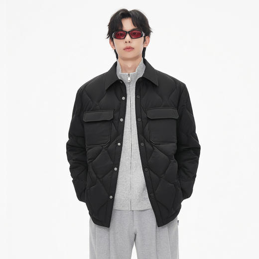 gxg.jeans男装 冬季热卖翻领短款羽绒服J24XD254040 商品图2