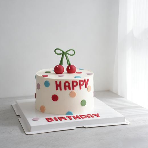 【新款】甜樱点点 马卡龙彩色波点+复古樱桃造型，简约又出片~~ 商品图1