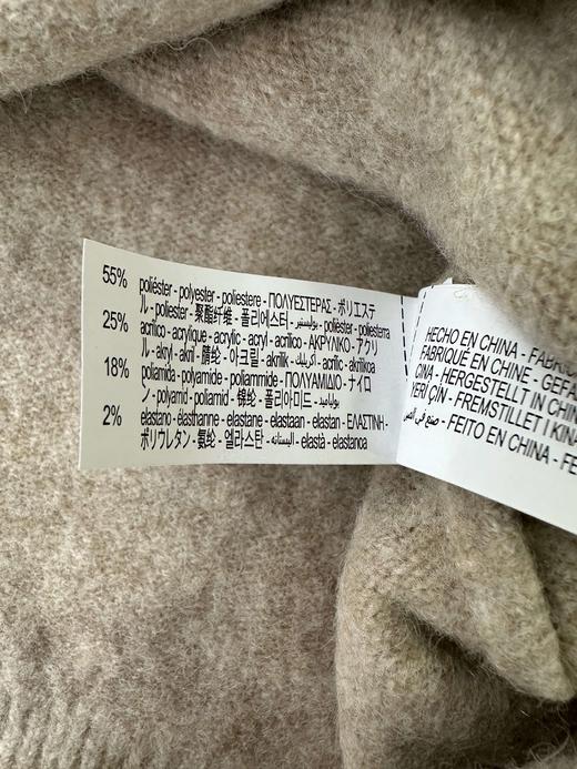 贝壳三 儿童高领翻边纯色毛衣简约百搭厚实柔软针织衫C120526 商品图9