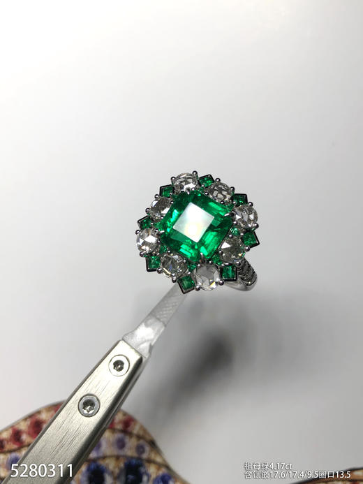 祖母绿钻石戒指【5280311】具体价格微信咨询 商品图5