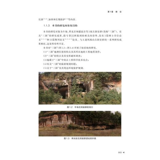 浙江龙游牛场、翠光岩和瀫波岩古洞室群工程地质力学研究/方建平 孙亚丽 刘勇兵 梁译文 方鑫鑫 傅燕 杨志法 著/浙江大学出版社 商品图3