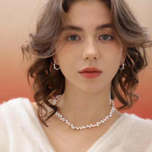 ARSIS｜流光系列 珠光满天星项链 商品图5