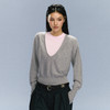 Ariseism 美式复古设计感长袖针织衫女秋冬新款毛衣内搭上衣 商品缩略图0