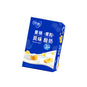 纯甄黄桃果粒风味酸奶自立袋150g×12袋