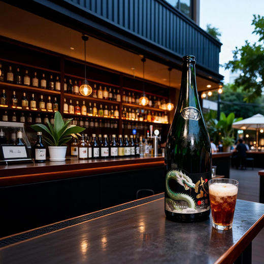 【前门398元同款 45天超长发酵 果香麦芽香炸裂】岱记精酿绿幽灵蛇毒啤酒 1.5L/瓶 商品图2