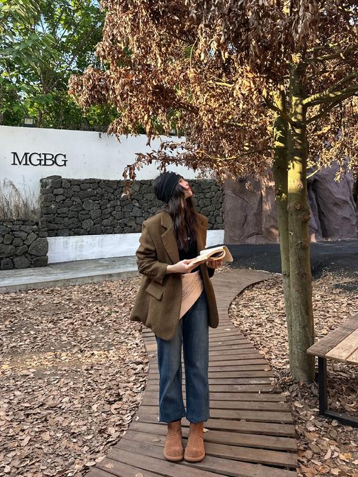 真皮牛反绒皮雪地靴2025年冬季新款靴子 可选单里/加绒款 保暖时尚百搭 商品图5