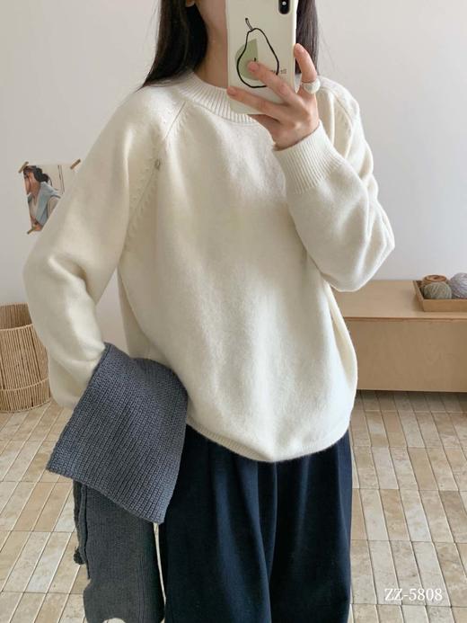 2025秋冬氛围感毛衣开衫！女款内搭外搭麻花针织外套！羊毛混纺秋冬款毛衣！ 商品图2