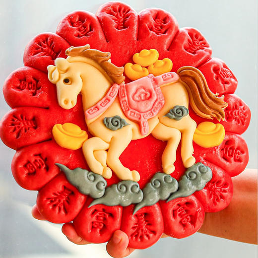 【下单后48小时发货】山东 胶东花饽饽 新年礼盒A（新年快乐）/B（年年有余）/C（马上有福）三款 商品图4