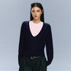 Ariseism 美式复古设计感长袖针织衫女秋冬新款毛衣内搭上衣 商品缩略图3